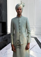 Traditional men's Prince coat Nashville Tennessee USA Regal South Asian Prince Coat With Radiant Embroidery