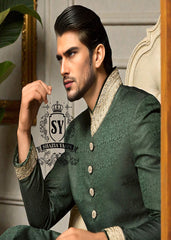 Shazia Yasin Sherwani wedding dress is a unique wearable piece of art to be cherished and passed on.
Every dress tells a story and celebrates SY Couture of our groom.