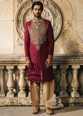 Luxury Pakistani Menswear Sherwani for Groom Phoenix Arizona USA Traditional Indian Wedding Fashion