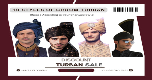 The Turban styles for the groom 2026. The groom's Turban remains an accessory that exudes timeless elegance.