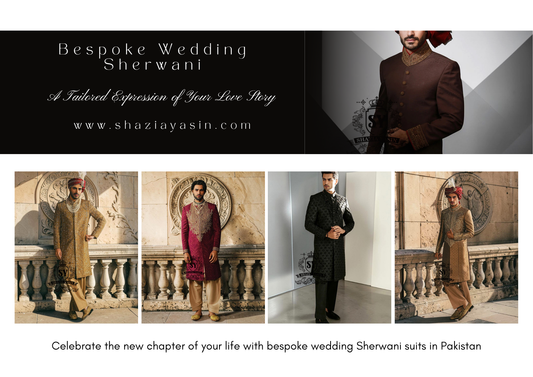 Custom Sherwani Suit for Wedding | Men's Custom Sherwani Suit for Groom | Bespoke Sherwani Suit Tailoring
