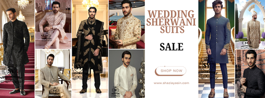 Men's wedding sherwani suits | Sherwani Suits for the groom Browse Men's Sherwani Suits and Bespoke tailoring at Shazia Yasin. Fast free Delivery options & available online. Order now!