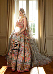 Pakistani Bridal Lehenga Choli Manchester England UK Designer Bridal Dresses Bridal Lehenga Choli