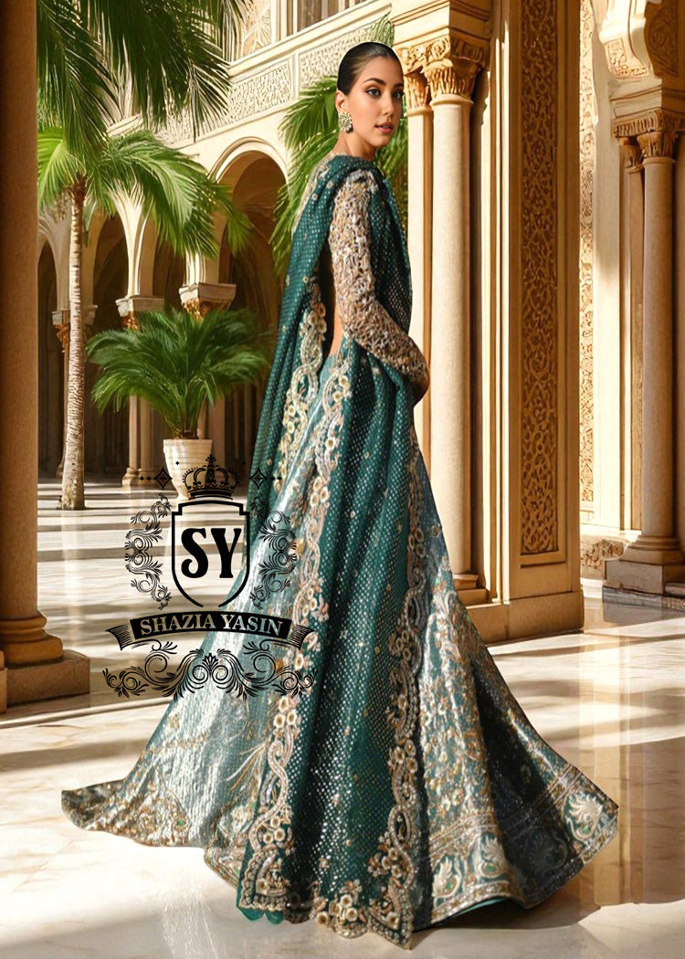 Rivera Sky Bridal Dress for Walima Lillestrøm Oslo Norway Indian Bridal Dress for Reception