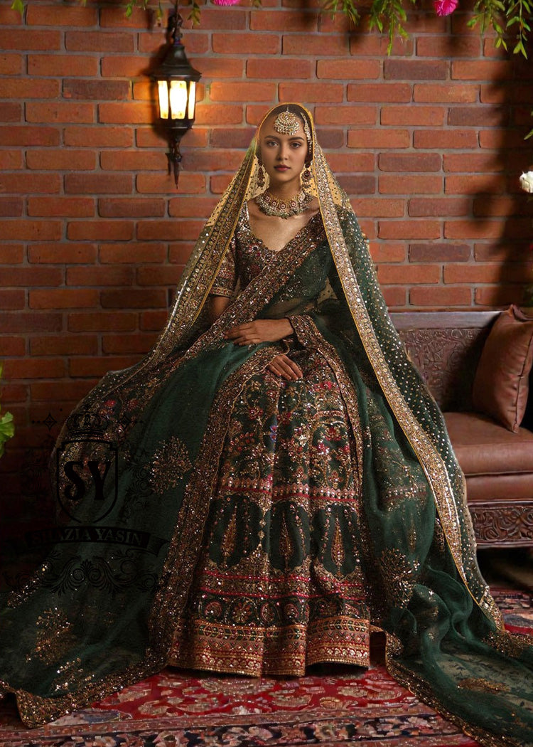 Get the look in this stunning Emerald Luxe Bridal Lehenga Choli with a touch of ruby — the perfect blend of elegance and timeless glamour for your special day.
Let us help you create unforgettable memories with a look that truly shines.