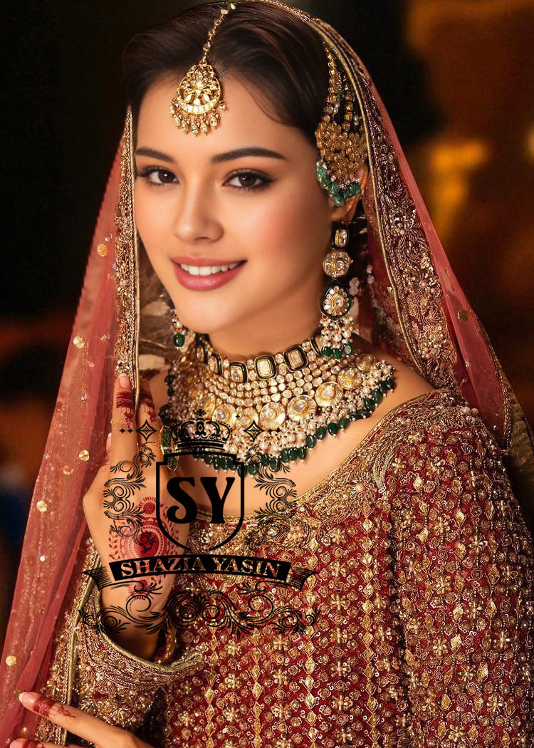 Exquisite Kundan Diamond Polki Best Bridal Jewellery Set Matawan New Jersey NJ US Pakistani Bridal Jewelry Sets