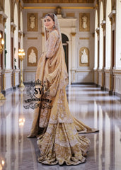 Golden Glow Wedding Dress: A Magical Transformation.
Discover the enchanting Pishwas Wedding Dress that blends timeless elegance with modern farshi lehenga design. Perfect for the sophisticated bride!