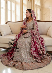 This looks like a great Bridal dress to get married in. Our captivating Bridal Pishwas dress will make you feel unbeatable. An exquisite, unique, and very elegant Lehenga design—discover it now at Shazia Yasin.
Designed for the bride who wants to shine.