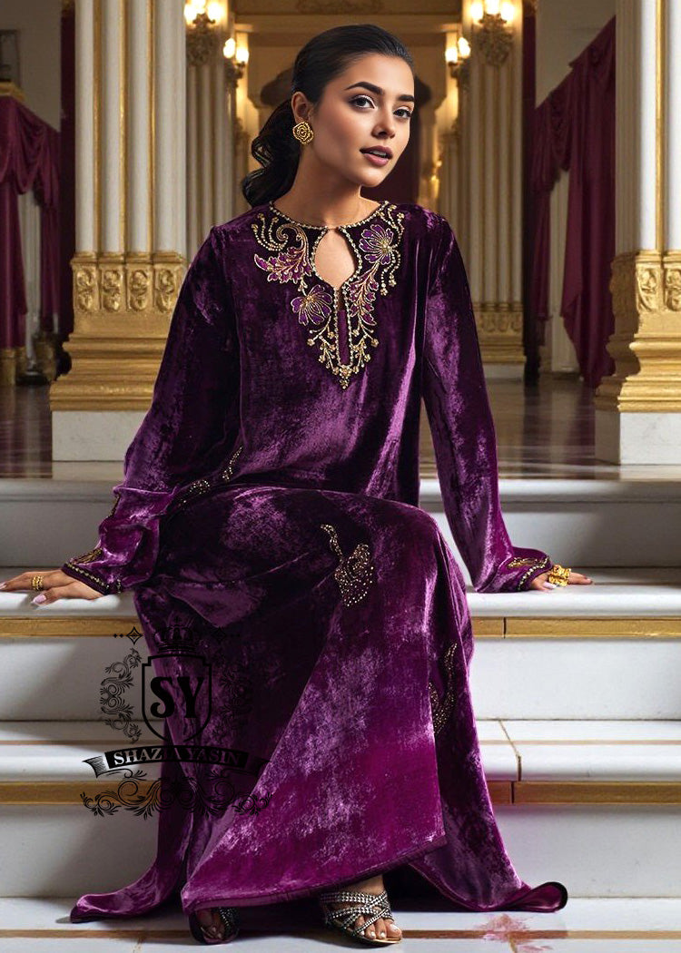 Hand Embellished Pakistani Designer Kaftan Party Dress Seattle Washington USA Designer Couture Caftan Collection
