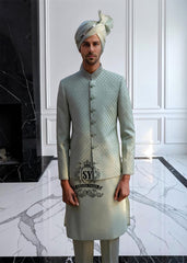 South Asian men's Prince coat Nashville Tennessee USA Regal Prince Coat With Radiant Embroidery