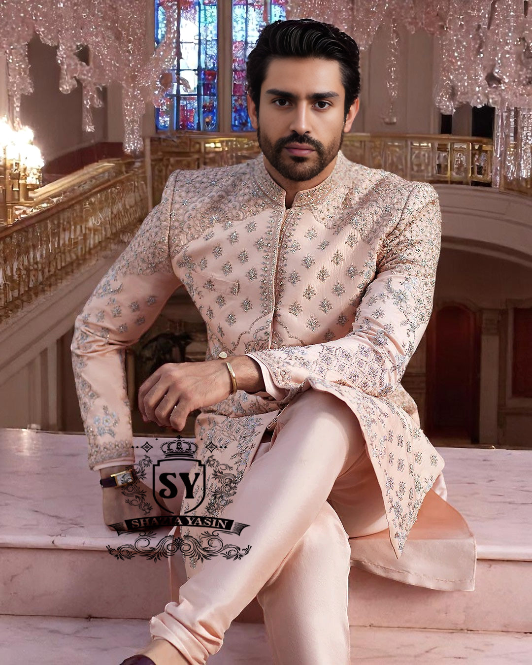 Buy Men's Wedding Sherwani Online Sacramento California CA USA Bespoke Designer Sherwani for Grooms UK USA Canada Australia