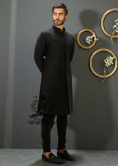 Latest Sherwani Suit Mens Wedding Decatur Georgia USA Bespoke Wedding and Formal Wear Black Sherwani Suits