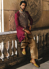 Luxury Pakistani Menswear Sherwani for Groom Phoenix Arizona USA Traditional Indian Wedding Fashion