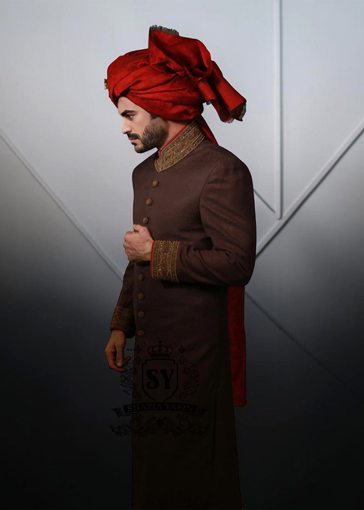 Hand mbellished Sherwani Styles for Men's Wedding Philadelphia Pennnsilvanya Indo-Western Men's Fashion Trends for Groom