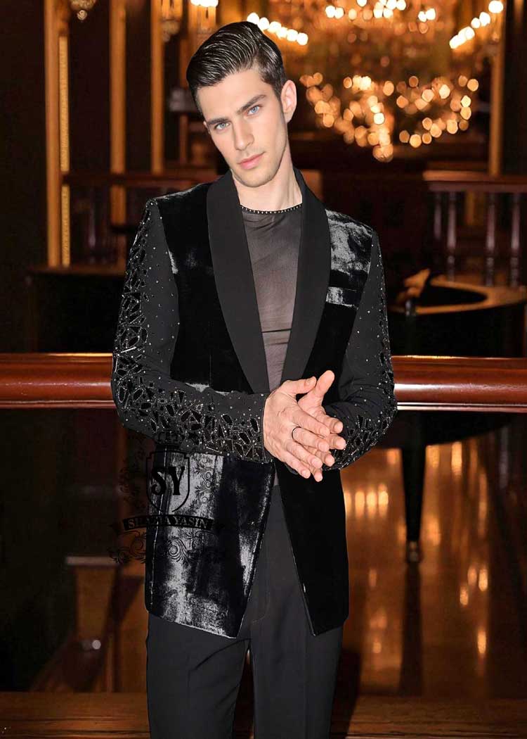 Bold Tuxedo Suits for Modern Grooms Princeton New Jersey NJ USA Designer Tuxedo and Suits For Men Embellished Tuxedo Suits