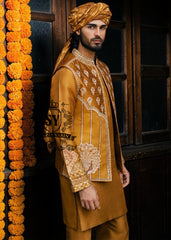 Classic elegance meets modern style - our Harvest Gold Waistcoat is the quintessence of chic and charm at any wedding.