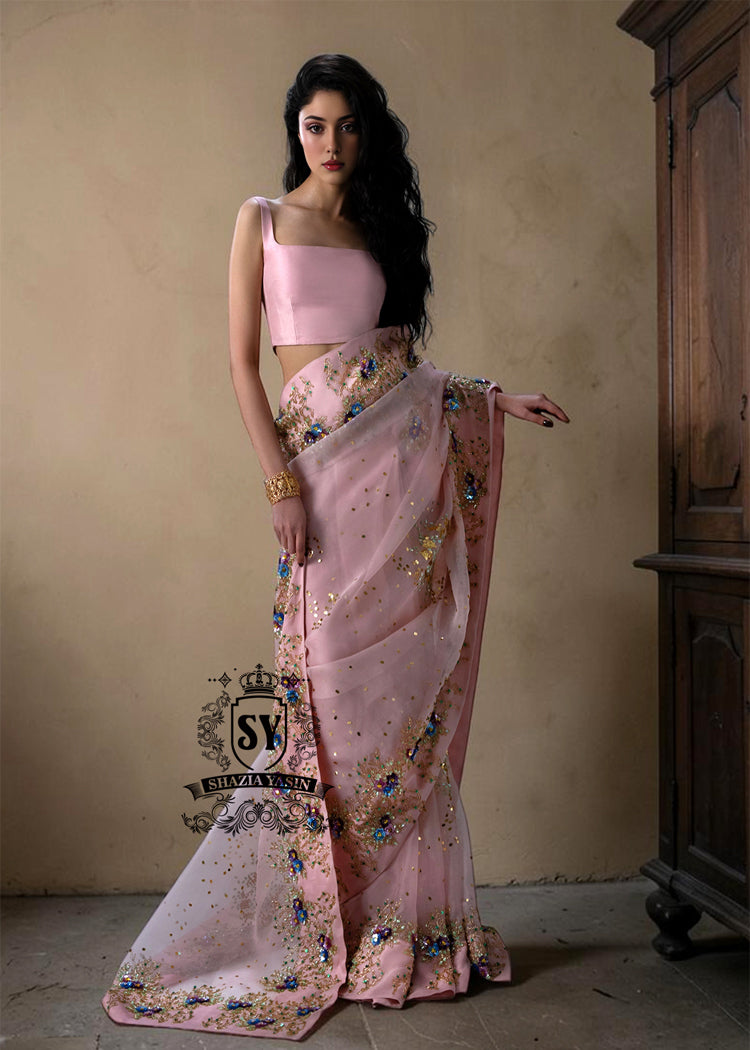 Pale pink Saree Wedding Dress Colorado Springs Colorado Luxury Saree Bridal Dresses buy Bridal Sarees