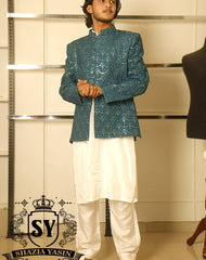 Trendy Prince Coat dress Caribbean current Color One of the Gems of our Latest Collections